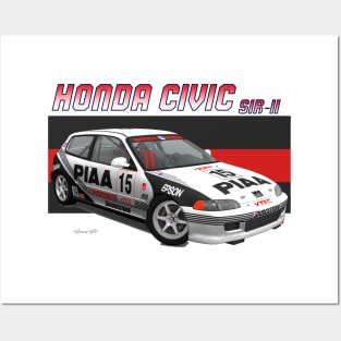 Honda Civic SiR-II Posters and Art